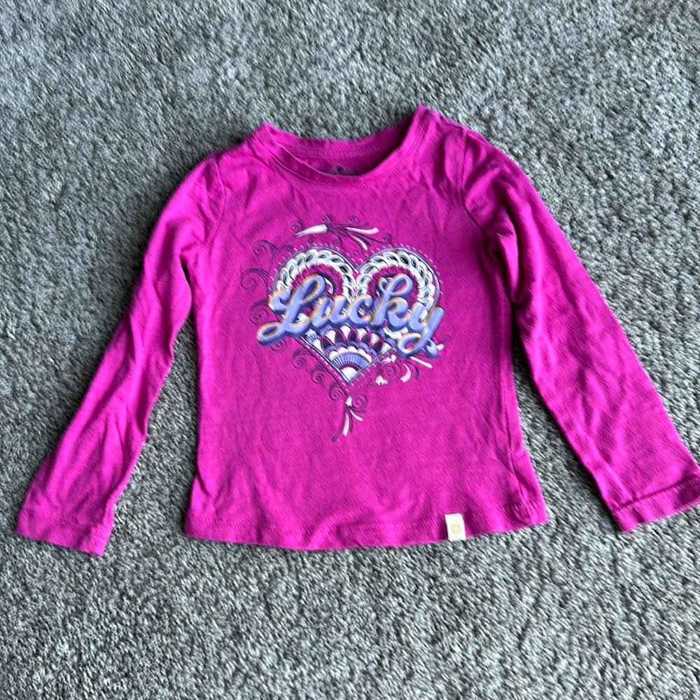 Lucky Brand Heart Top-3T